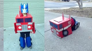 Optimus Prime Transformer Costume [upl. by Airal872]