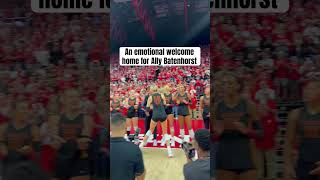 Former Husker Ally Batenhorst is welcomed back to Nebraska huskers gbr nebraska [upl. by Ryan]