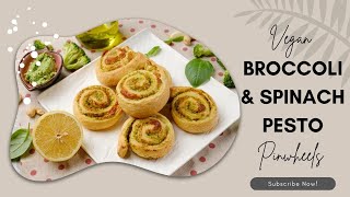 Vegan Broccoli and Spinach Pinwheels [upl. by Lisab]