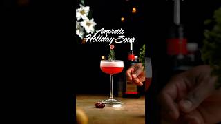 How to make an Amaretto Holiday Sour Cocktail [upl. by Atela719]