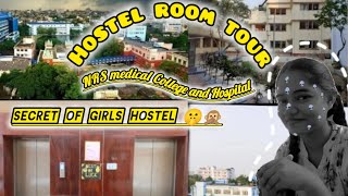 NRS medical College and Hospital girls hostel tour 🤫✨medicogirl 🩺secret of girls hostel 😶‍🌫️ [upl. by Akamaozu734]