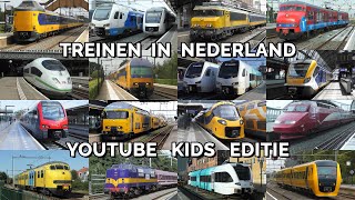 Treinen in Nederland  YouTube Kids Editie [upl. by Berton]