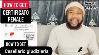 How to get your Certificato penale  casellario giudiziaria Herostv [upl. by Josiah]