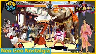 SNKs PERFECT Game The Last Blade 2 SNKs 2D Arcade Weapons Based Fighting Game on Neo Geo Returns [upl. by Acilef267]