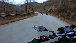 Yamaha MT09 vs Tracer 900 vs KTM 390 Adventure [upl. by Colvin]