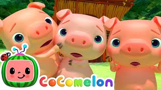 Three Little Pigs Song  CoComelon  Sing Along  Nursery Rhymes and Songs for Kids [upl. by Ghiselin]