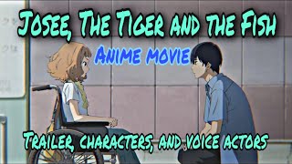 Josee The Tiger and the Fish Anime Movie Characters and Voice Actors [upl. by Crescint380]