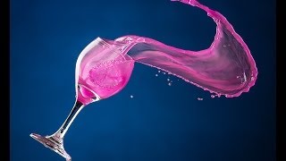 Wineglass Splash Studio Photography Tutorial [upl. by Cleaves]