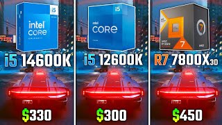 INTEL i514600K vs INTEL i512600K vs RYZEN 7 7800X3D  Test in 6 Games [upl. by Joye]