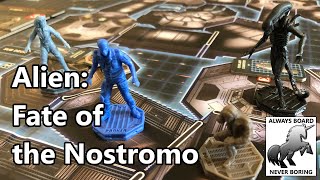 Alien Fate of the Nostromo Playthrough  Lets Play a Ravensburger Cooperative Board Game [upl. by Rysler401]