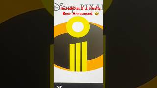 My Reaction to Incredibles 3 being Announced at Disney D23 incredibles3 theincredibles shortvideo [upl. by Ivette]