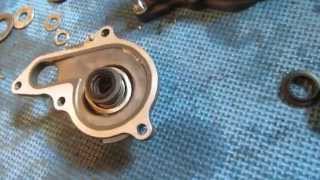 DRZ400 teardown part 9 water pump [upl. by Nerty]