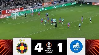 FCSBRFS 41 REZUMAT GOLURI EUROPA LEAGUE [upl. by Cressler]