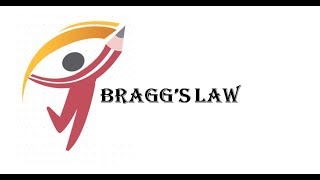 BRAGGS LAWBTECHAPPLIED PHYSICS 2LECT23 [upl. by Yrac]