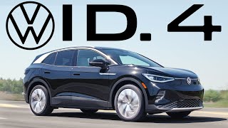 2021 VW ID4 Review  ELECTRIC SUV NEEDS IMPROVEMENT [upl. by Av]