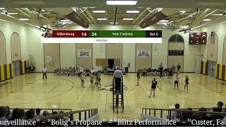 PIAA 1A Girls Volleyball  Millersburg vs York Catholic [upl. by Nizam]