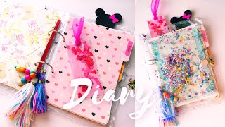 DIARY DECORATION IDEAS Diary tutorials DIY Fancy Diary How to make Diary Handmade Personal Diary [upl. by Aifas]