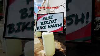 bikini motorcycle wash sturgisrally [upl. by Sukcirdor944]