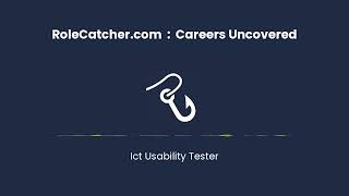 ICT Usability Tester  Careers Uncovered [upl. by Iba]