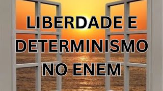 DETERMINISMO E LIBERDADE  FILOSOFIA NO ENEM [upl. by Junieta139]