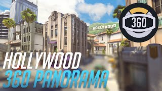 OVERWATCH HOLLYWOOD 360° Panorama with soundtrack [upl. by Losiram]