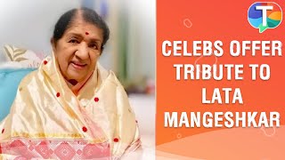 TV stars offer tribute and condolences to Lata Mangeshkar Sunil Pal Anup Jalota amp others [upl. by Pallas]