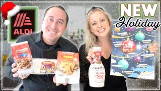 NEW HOLIDAY TASTE TEST FROM ALDI [upl. by Ylurt513]