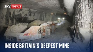 Inside Britain’s deepest mine [upl. by Ahsitak]