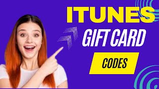 New iTunes gift card Codes 2023 [upl. by Niple4]