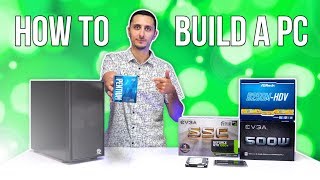 How To Build A Gaming PC with Windows Install 2018  450 PC Build [upl. by Juli]