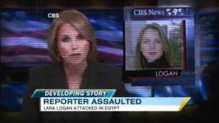 Lara Logan Attacked Assaulted by Mob of 200 2162011 [upl. by Swope]