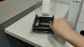 Change the Evolis Edikio Flex Printer Ribbon [upl. by Jacquet]