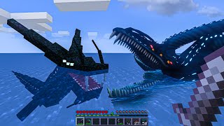 Gargantuan Leviathan in Minecraft and Subnautica [upl. by Cumings129]