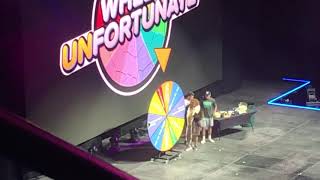 Dude Perfect Tour Indianapolis Ned Forrester Wheel Unfortunate [upl. by Elsbeth]