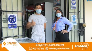 Golden Market  12  Gondolas Para Minimarket [upl. by Noyar]