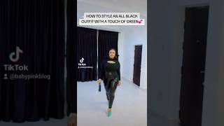 How to style an all black outfit fashionstyle fashion party demicouture stylecracker ytshorts [upl. by Anen695]