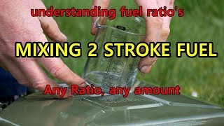 2 STROKE OIL MIX any ratio and any quantity EASY [upl. by Rol]