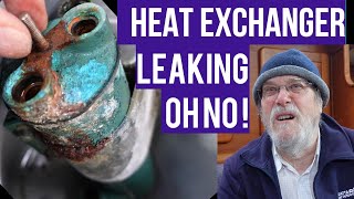 Volvo Penta 2003 Leaky Heat Exchanger on Zephyr  What I had to do [upl. by Odnalo]