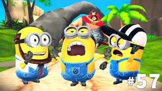 Minion rush Dave minion Grandpa minion and Referee minion at Volcano Island  LEVEL 295297 Ep 57 [upl. by Renaldo]