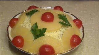 Салат quotВКУСНЯШКАquot с курицей ананасами и грибами Готовим вместе с YuLianka1981 [upl. by Eimmij]