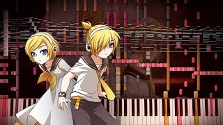 Synthesia Vocaloid  AntiChlorobenzene  アンチクロロベンゼン  Kagamine Rin  15000 Notes  Black MIDI [upl. by Amaryllis]