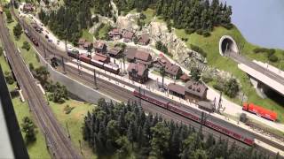 Modellbahnschauanlage in FürthOdw  Teil 1 Von der Küste bis zu den Alpen [upl. by Tocci]