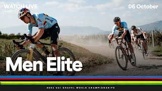 LIVE  Men Elite Race  2024 UCI Gravel World Championships [upl. by Veradis]