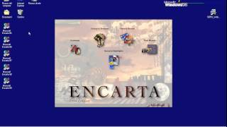 OLD PC Microsoft Enciclopedia Encarta 1994  Intro [upl. by Eirrotal]