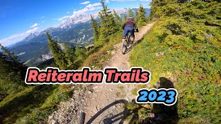 Reiteralm Trails 2023  The little Brother of Bikepark Schladming [upl. by Olzsal]