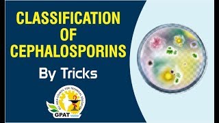 CLASSIFICATION OF CEPHALOSPORINS BY TRICKS  PHARMACOLOGY  GPAT  DI  PHARMACIST [upl. by Bellanca479]