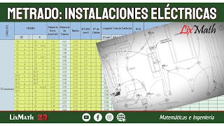 Metrado de Instalaciones Eléctricas Cable Tubería Cajas Curvas [upl. by Geraldine]