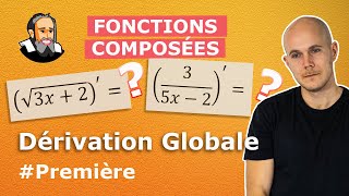 Fonction DÉRIVÉE de fonctions COMPOSÉES  Première [upl. by Jeno]