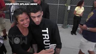 VIDEO Zayn Malik FAN Madness at Straight Outta Compton Premiere [upl. by Benoite]