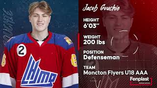 Fenplast QMJHL Prospects  Jacob Gouchie [upl. by Euqinot]